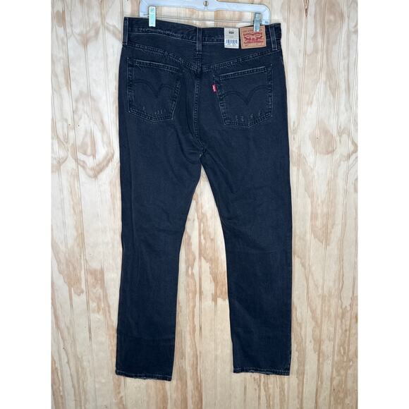 Levi's 501 NWT Men's Button Fly Distress Straight Leg High Rise Jeans Size 32X32 - Picture 4 of 7